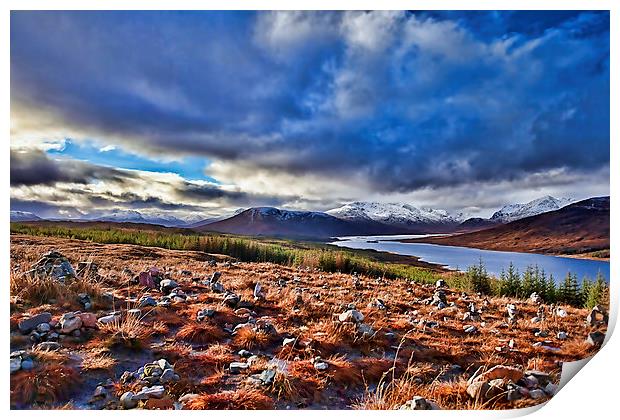 Scottish Highland Loch Print by Andy Anderson