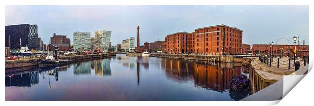 Canning Dock Panoramic Print by Paul Madden