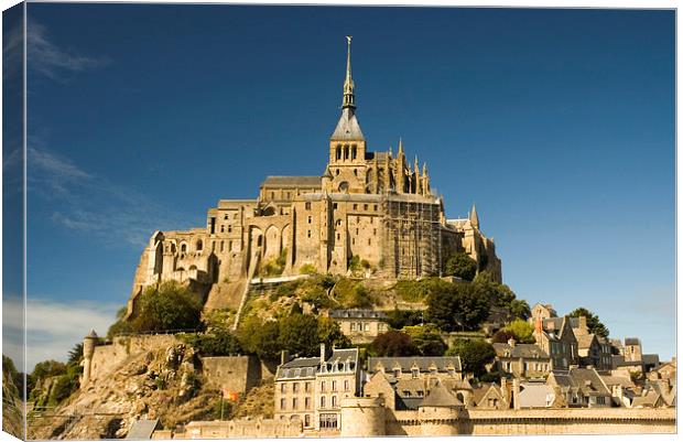 Le Mont-St-Michel, Normandy, France Canvas Print by Simon Armstrong