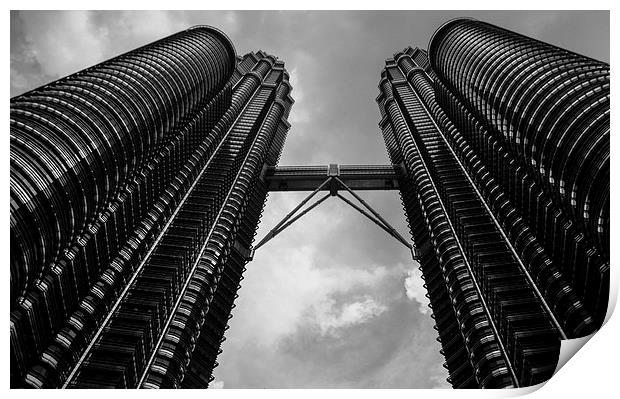 Petronas Twin Towers Print by colin chalkley