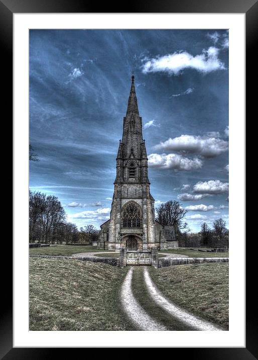 St Marys Church HDR Framed Mounted Print by Alistair du Plessis