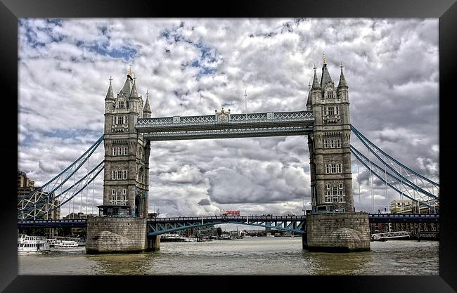 Tower Bridge London Framed Print by Tony Bates