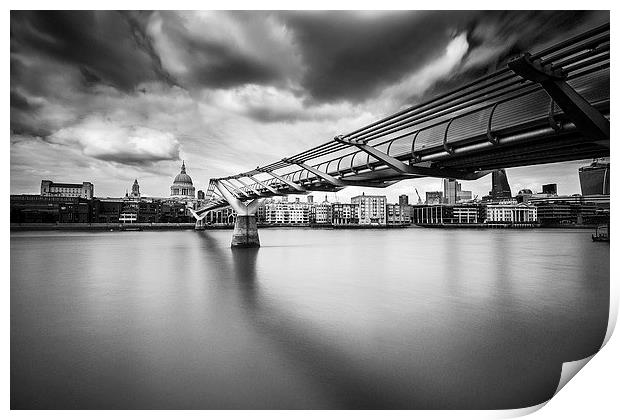 Millenium Bridge Print by Keith Thorburn EFIAP/b
