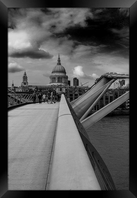St Pauls Cathedral Framed Print by Keith Thorburn EFIAP/b
