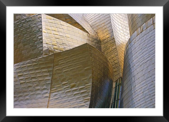 Guggenheim Abstract Framed Mounted Print by Malcolm Smith