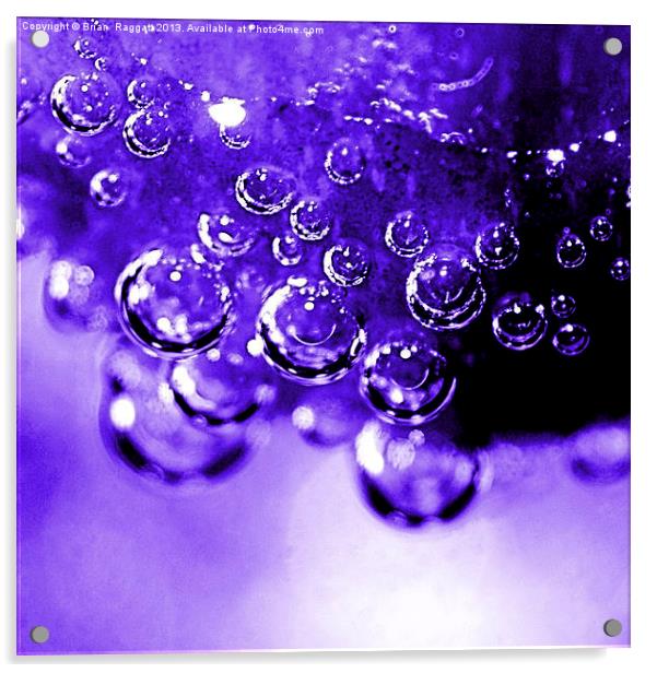 Bubble Nights Acrylic by Brian  Raggatt