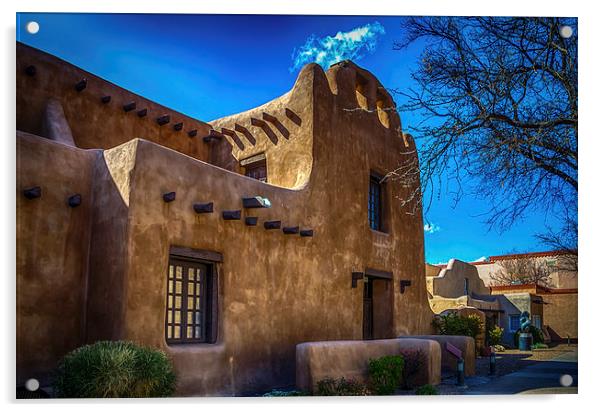 Old Adobe House, Santa Fe, New Mexico Acrylic by Gareth Burge Photography