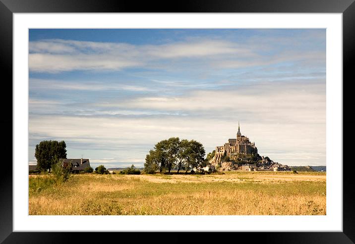 Le Mont-St-Michel Framed Mounted Print by Simon Armstrong