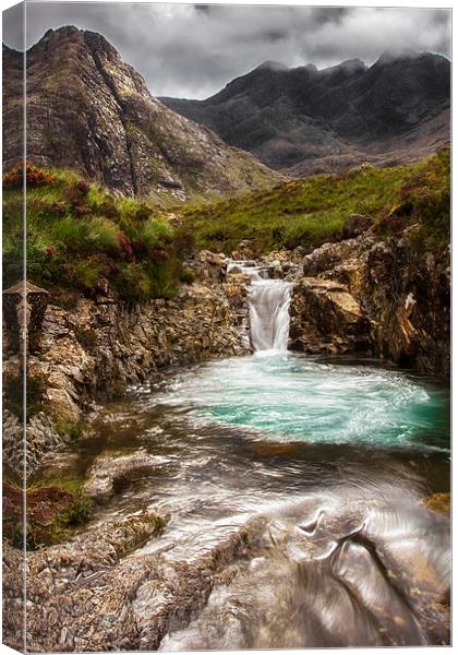 The Fairy Pools Isle of Skye Canvas Print by Derek Beattie
