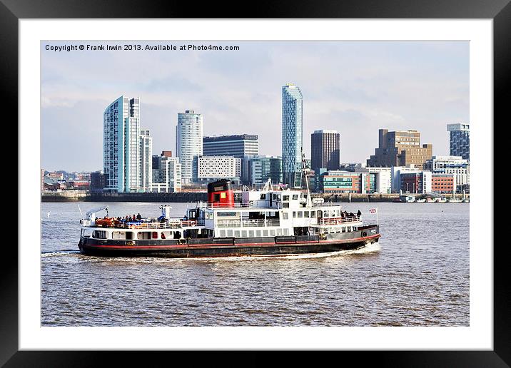 The Mersey Ferry Royal Iris Framed Mounted Print by Frank Irwin