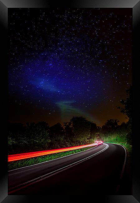 Drive me to the milky way Framed Print by Mark Bunning