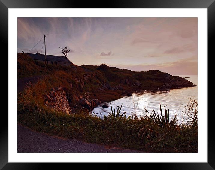 Evening at Trawenagh Bay Framed Mounted Print by Steven Watson