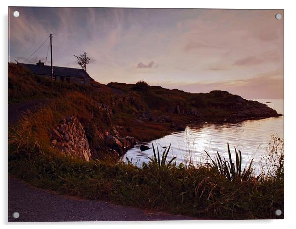 Evening at Trawenagh Bay Acrylic by Steven Watson