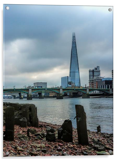 The London Shard Acrylic by Lynn Bolt