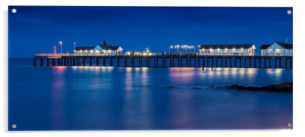Southwold Pier Acrylic by Martin Parratt