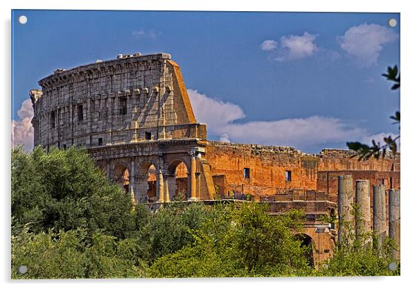 Colosseum Acrylic by David Pringle