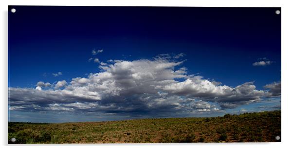 Indian Desert Sky Acrylic by Thomas Grob