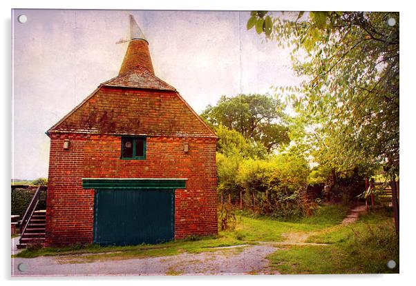 Bough Beech Oast Acrylic by Dawn Cox