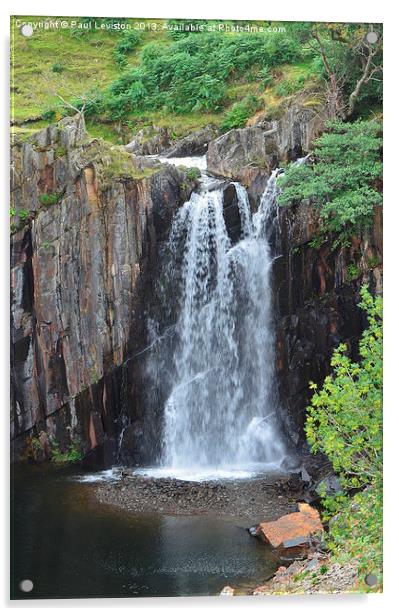 1. Walna Scar Waterfall Acrylic by Paul Leviston