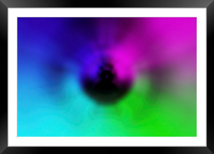 Warp Eye Framed Mounted Print by Robert Gipson