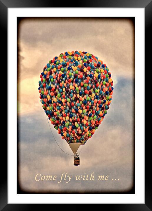 Come fly with me ... Framed Mounted Print by Becky Dix