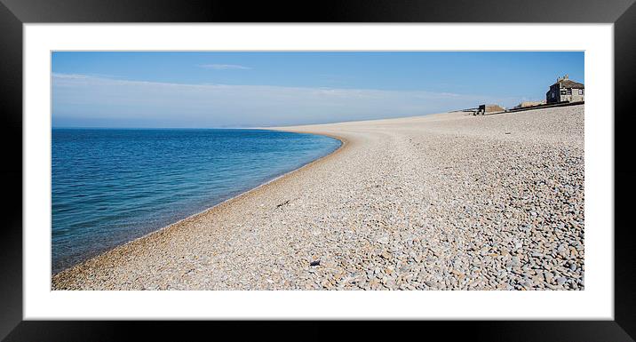 The Beach Framed Mounted Print by Phil Wareham