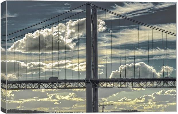 Forth Road Bridge Scotland Canvas Print by Tylie Duff Photo Art