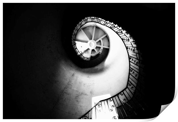 Spiral Staircase Print by Nigel Bangert