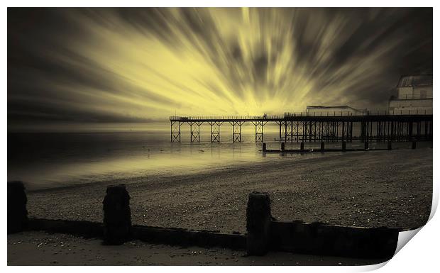 THE PIER Print by Rob Toombs