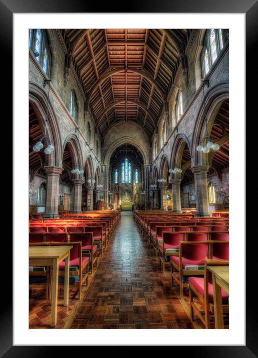 St Marys Without the Walls Framed Mounted Print by Ian Mitchell