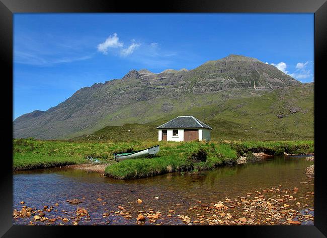 View of Liathach Framed Print by David Wilson