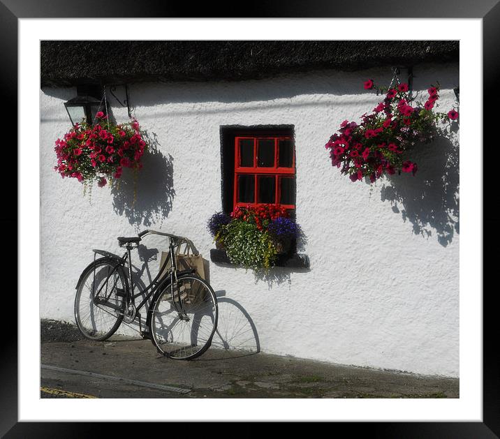 Irish Cottage Framed Mounted Print by Matthew Laming