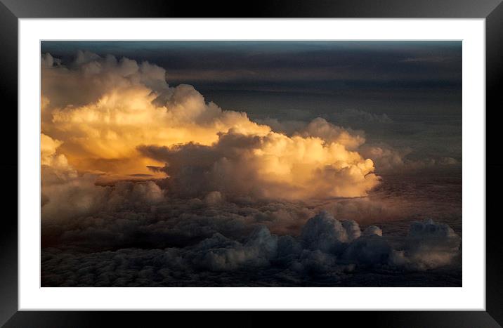 Clouds To Kuwait Framed Mounted Print by Clive Eariss