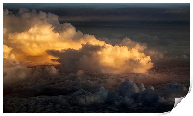 Clouds To Kuwait Print by Clive Eariss