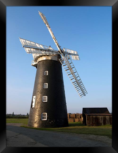 Pakenham Windmill Framed Print by Bill Simpson