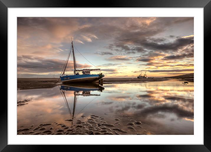September sunrise at Meols Framed Mounted Print by Paul Farrell Photography