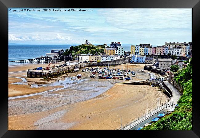 The Beautiful Tenby Harbour Framed Print by Frank Irwin