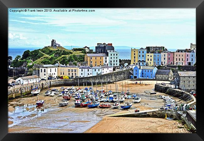The beautiful Tenby harbour Framed Print by Frank Irwin