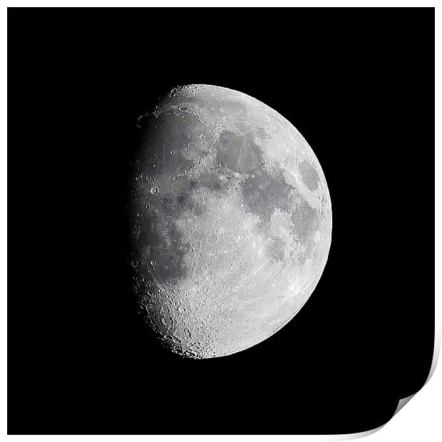 Quite simply The Moon Print by Adam Payne