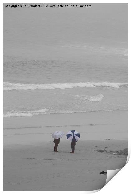 Brolly Holiday Print by Terri Waters