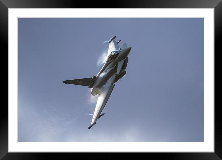 Typhoon FGR4 with Vapour Framed Mounted Print by Oxon Images
