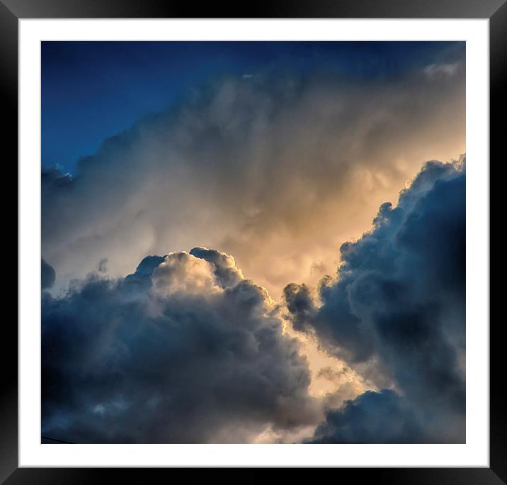 Mind in the Clouds Framed Mounted Print by Ian Johnston  LRPS