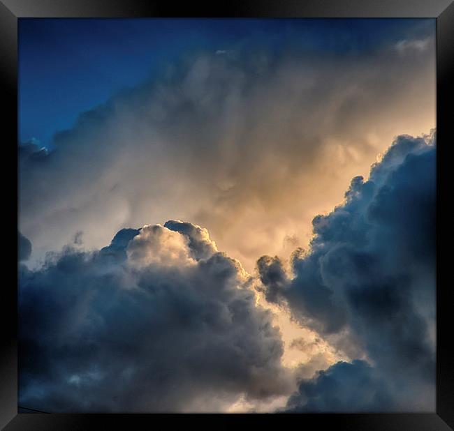 Mind in the Clouds Framed Print by Ian Johnston  LRPS