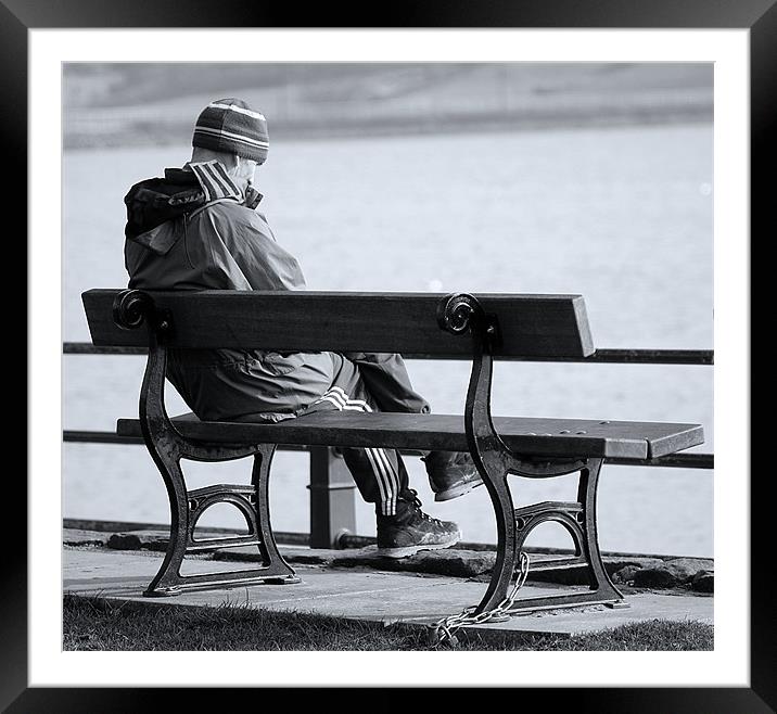 CONTEMPLATION Framed Mounted Print by Mal Taylor Photography