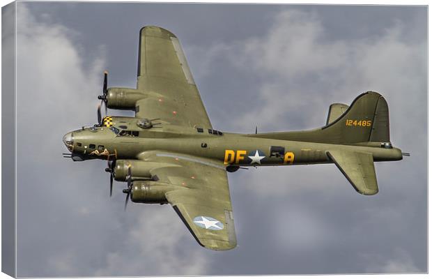 B17 Sally B Duxford Canvas Print by Oxon Images