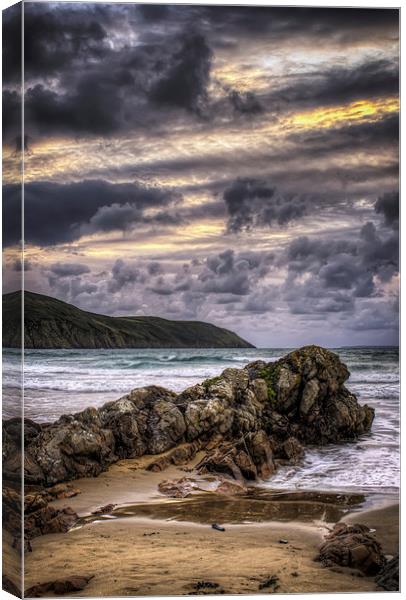 Putsborough Sands Canvas Print by Dave Wilkinson North Devon Ph