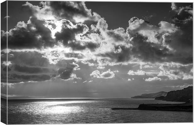 Sunshine and Clouds Canvas Print by Phil Wareham