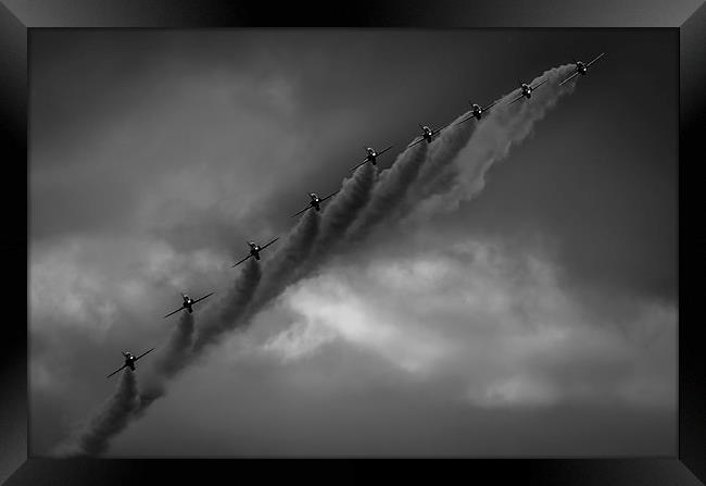 Line Abreast Framed Print by Gareth Burge Photography