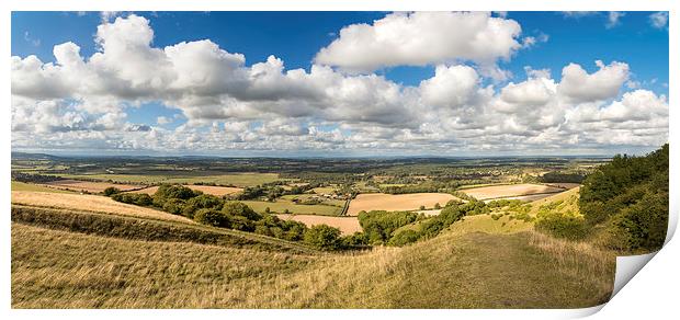 Sussex Weald Sky Print by Malcolm McHugh