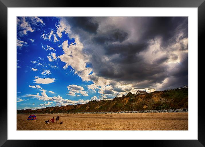 Calm befor the storm Framed Mounted Print by Mark Bunning